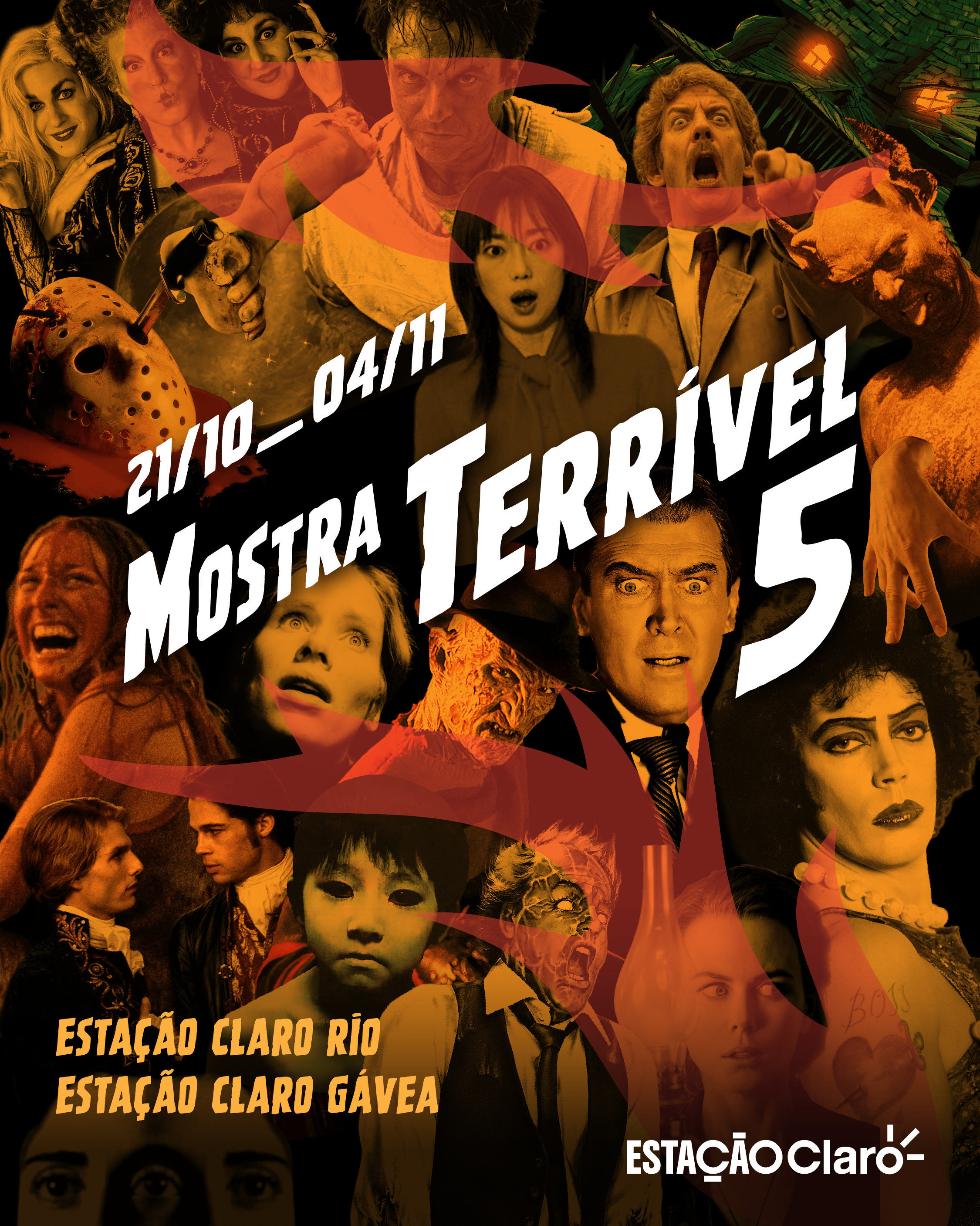 Mostra Terrível 5 no Estação Claro Rio e no Estação Claro Gávea